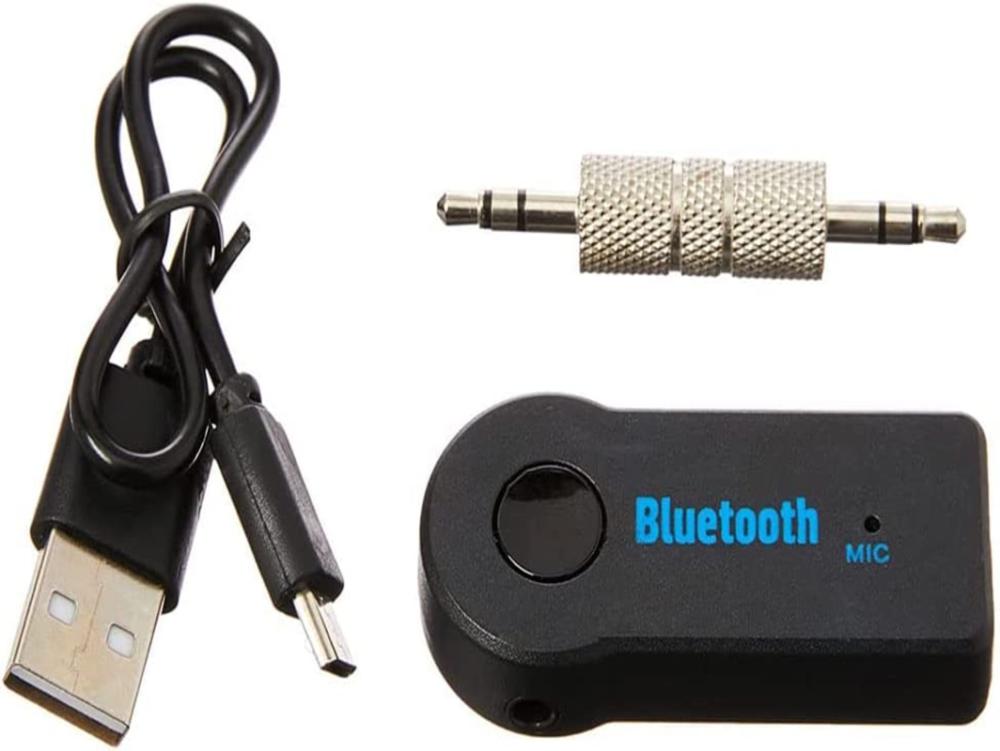 1053 - Adaptador e Receptor CAR Bluetooth P2 Auxiliar - BT-Receiver com Microfone