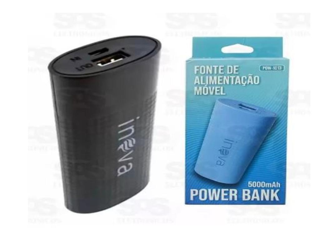 1103 - Carregador Portatil - INOVA Power Bank 5.000 MAH