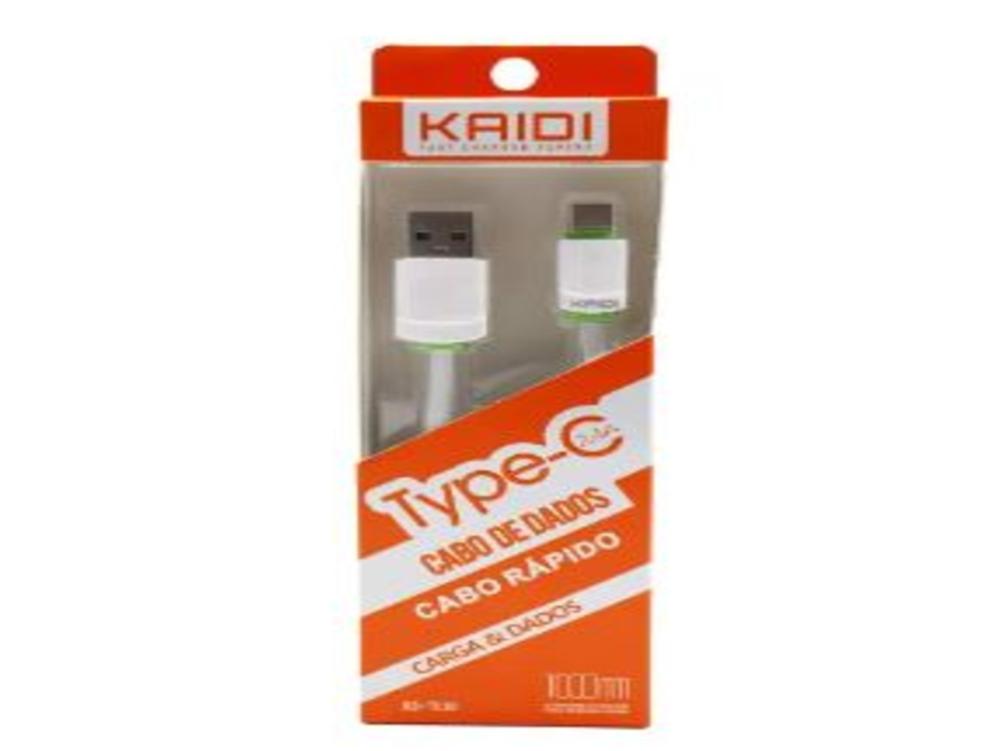 1130 - Cabo Carregador - Dados KAIDI USB x Type C