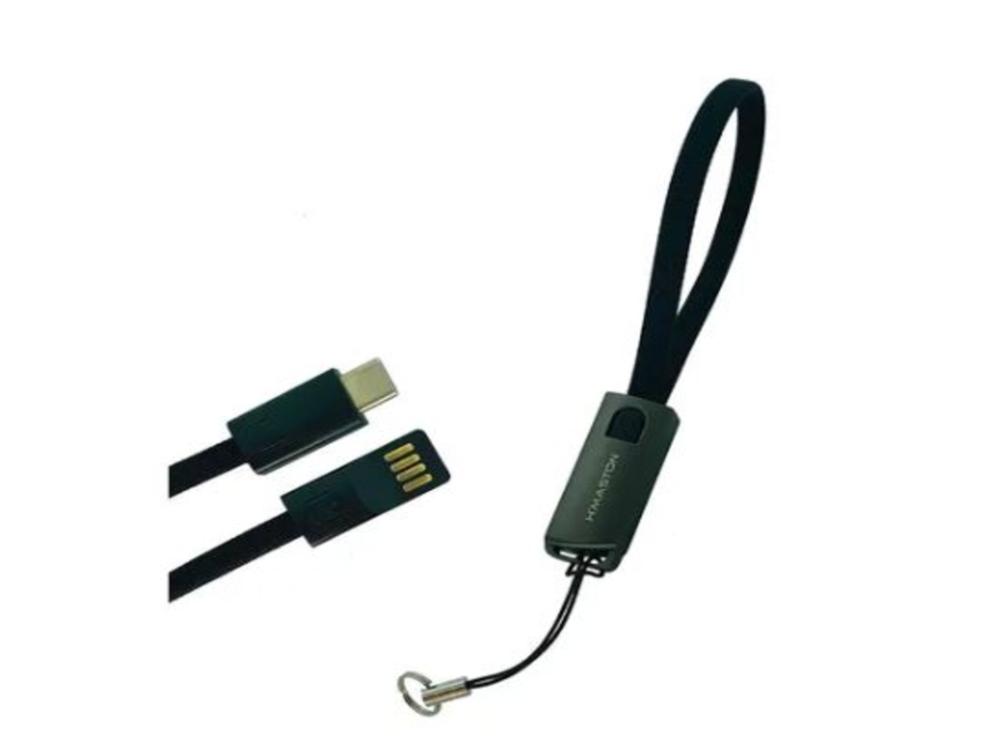 1143 - Cabo Carregador H'MASTON com CHAVEIROS - USB x TYPE-C (Cabo Pequeno)