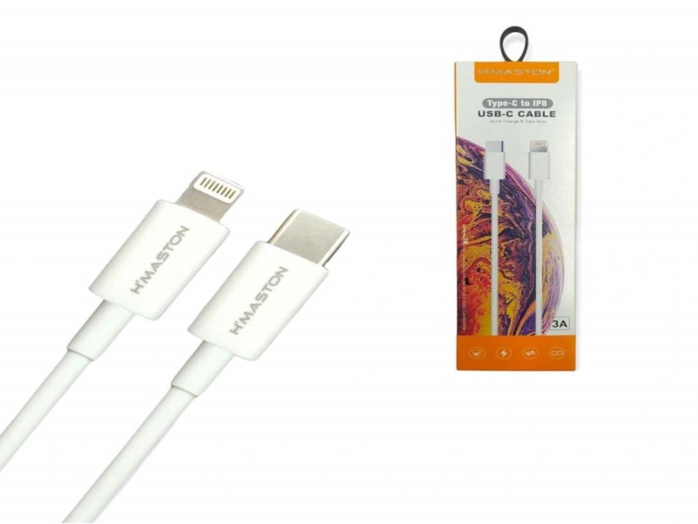 1145 - Cabo Carregador H'maston Type-C x iPHONE - Quick Charge (H89-5)