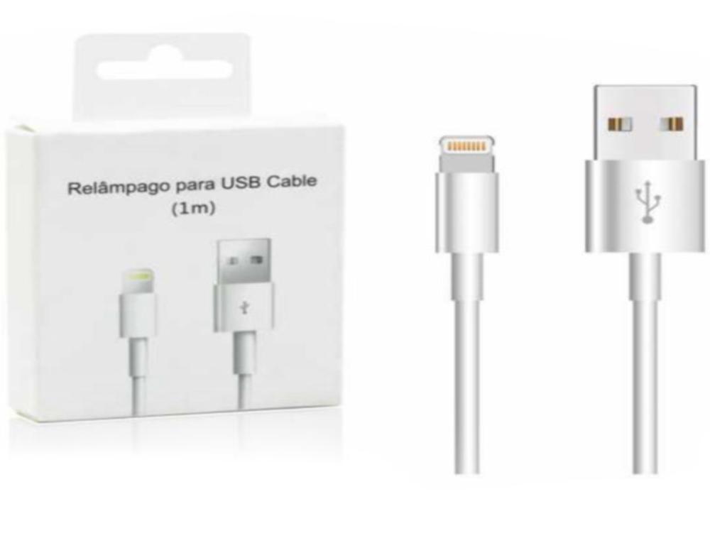 1147 - Cabo Carregador - Dados USB x Iphone (LIGHTNING) - (1 Metro)