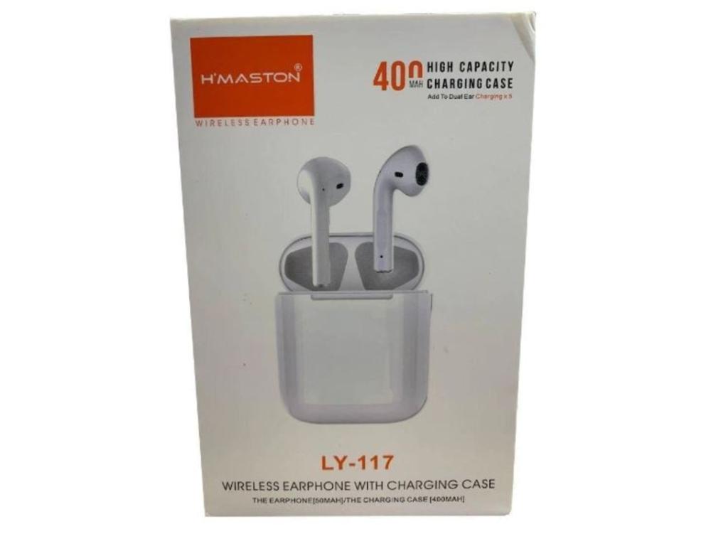 1230 - Fone de Ouvido Bluetooth  - H'MASTON Wireless Earphone (Sem Fio) - LY-117