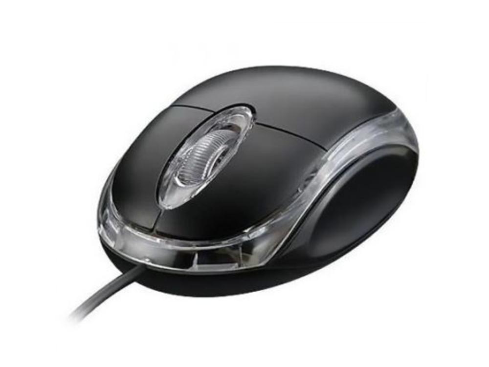 1258 - Mouse Óptico - MS 10 com LED, Conexão USB (MINI) (Com Fio)