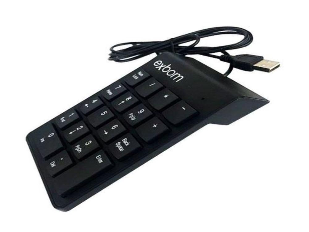 1297 - Teclado Numérico - USB (BK-N30) (Com Fio)