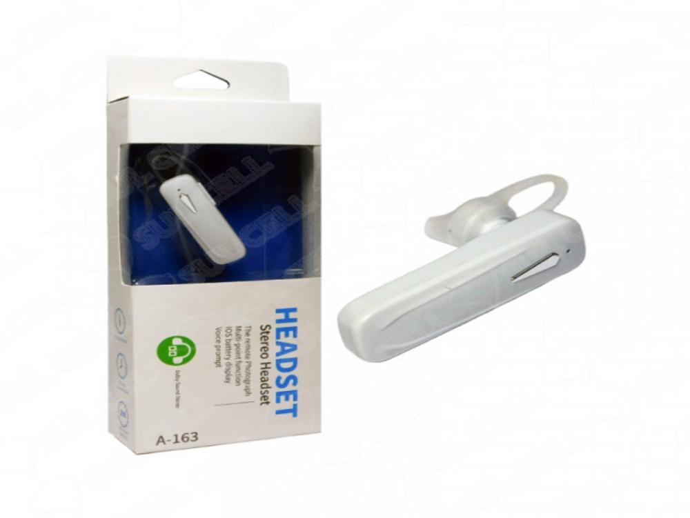 1313 - Fone de Ouvido Bluetooth - Headset Microfone (Sem Fio) - A163