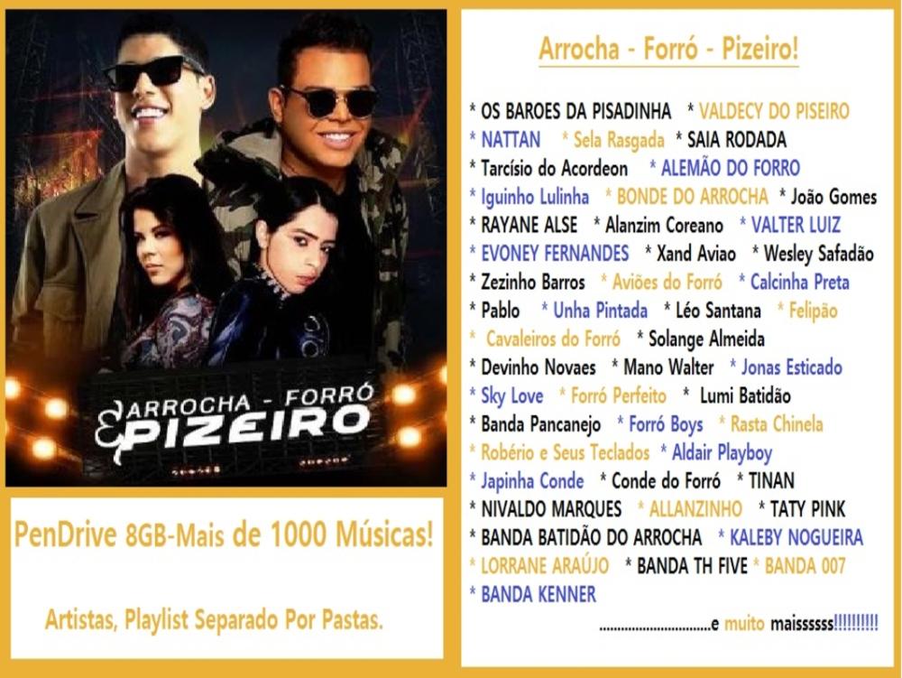 1320 - Pen Drive (Music) - Arrocha - Forró - Piseiro