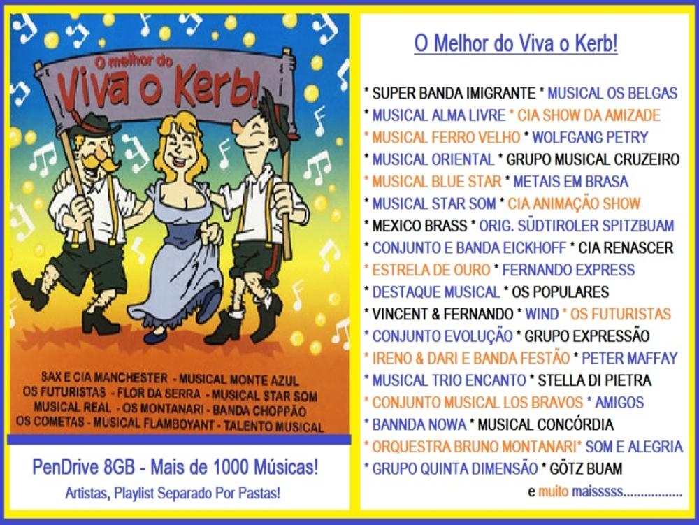 1325 - Pen Drive (Music) - O Melhor do Viva o Kerb!