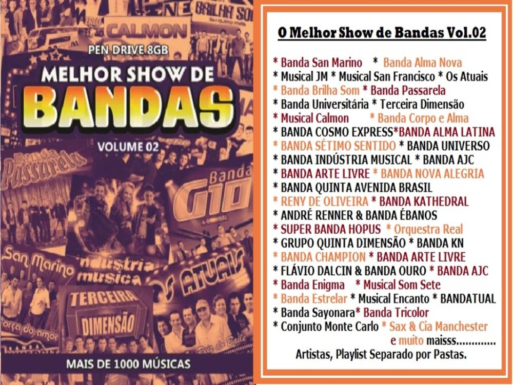 1327 - Pen Drive (Music) - O Melhor Show de Bandas Vol.02