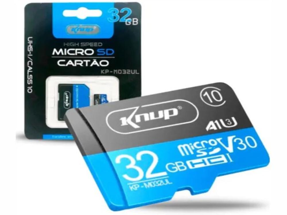 1339 - Cartão de Memória - KNUP Micro Sd High Speed 32GB (Uhs-3 Class 10) - (Leitor de Cartão)