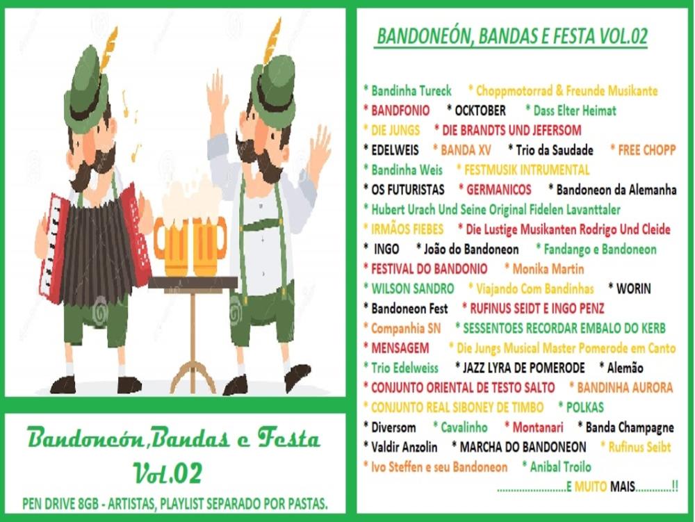 1341 - Pen Drive (Music) - Bandoneon, Banda e Festa Vol.02