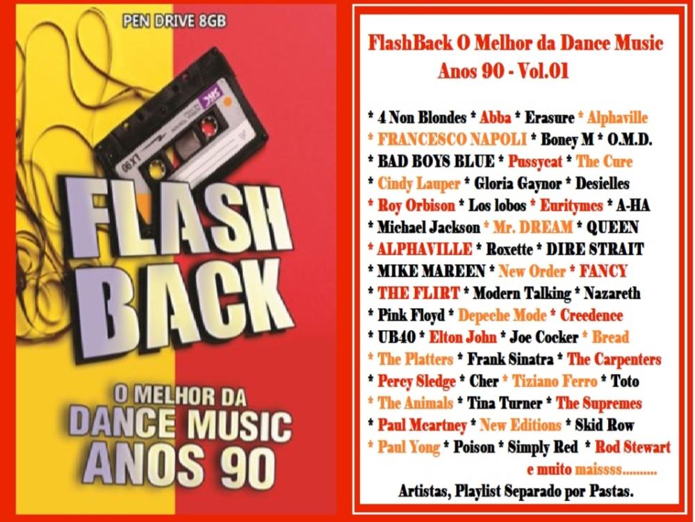 1356 - Pen Drive (Music) - FlashBack O Melhor da Dance Music Anos 90 - Vol.01