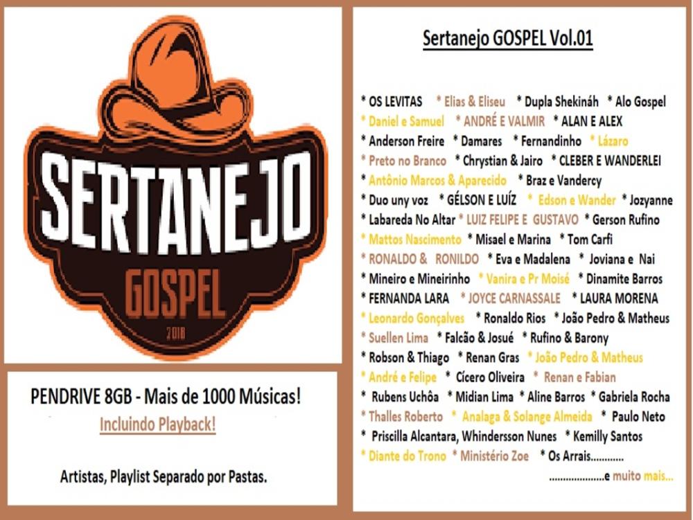 1374 - Pen Drive (Music) - Sertanejo Gospel Vol.01