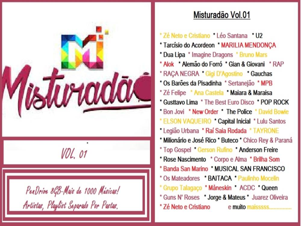 1378 - Pen Drive (Music) - Misturadão Vol.01