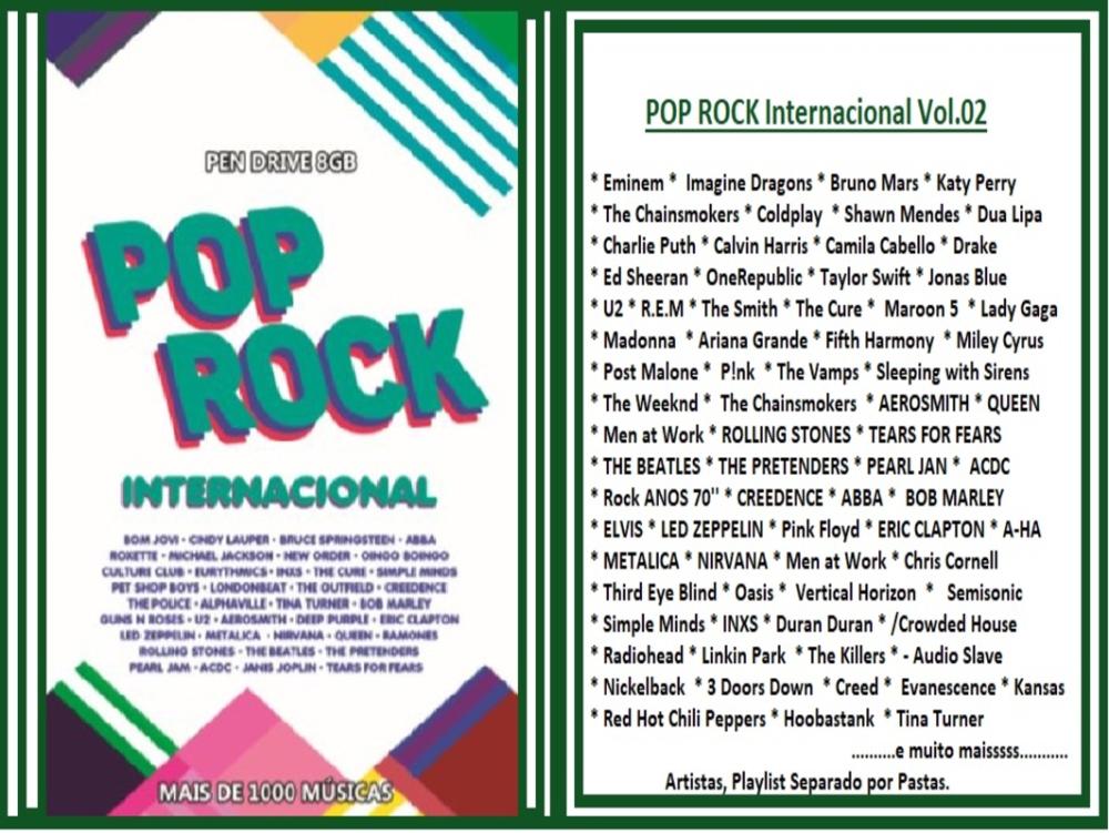 1391 - Pen Drive (Music) - POP ROCK Internacional Vol.02