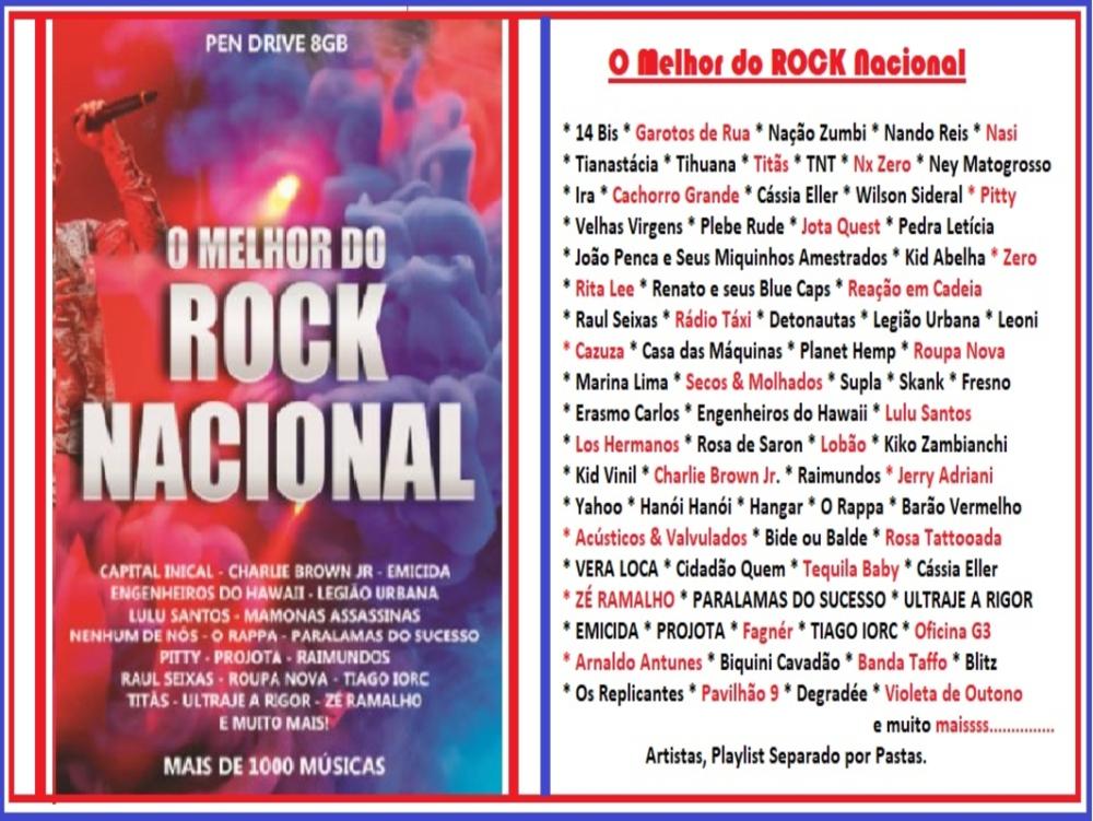 1393 - Pen Drive (Music) - O Melhor do Rock Nacional Vol.02