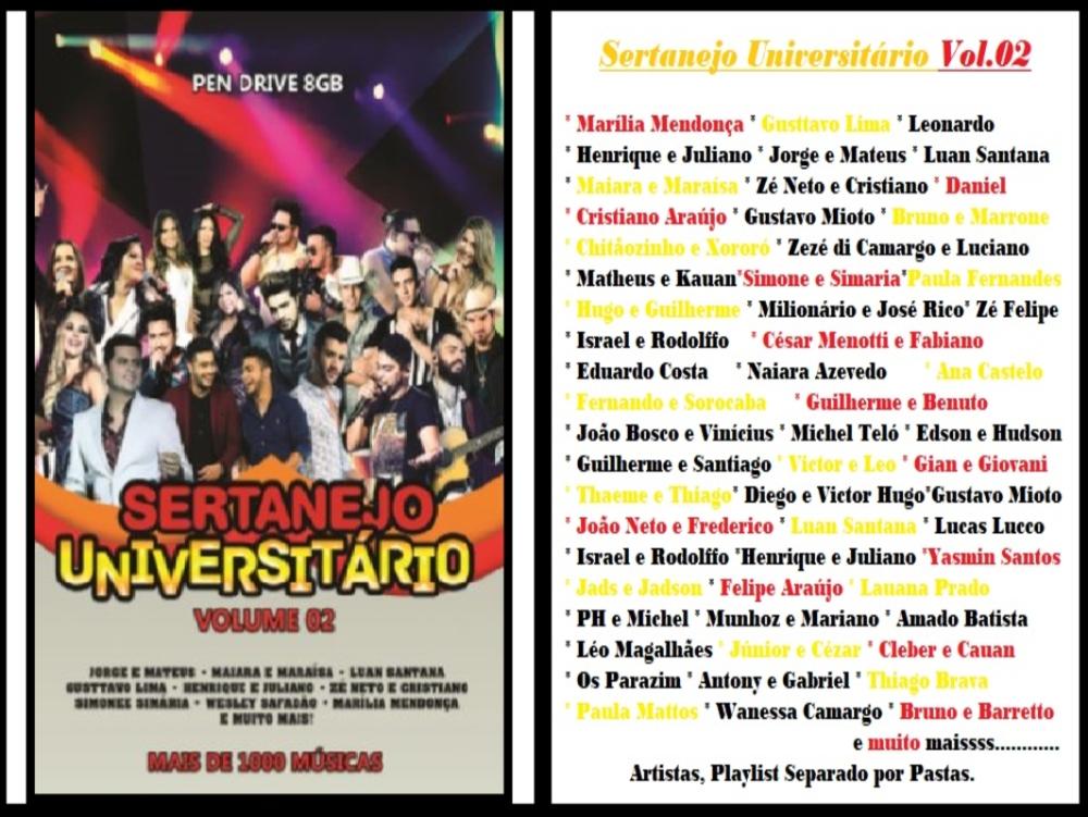 1402 - Pen Drive (Music) - Sertanejo Universitário Vol.02